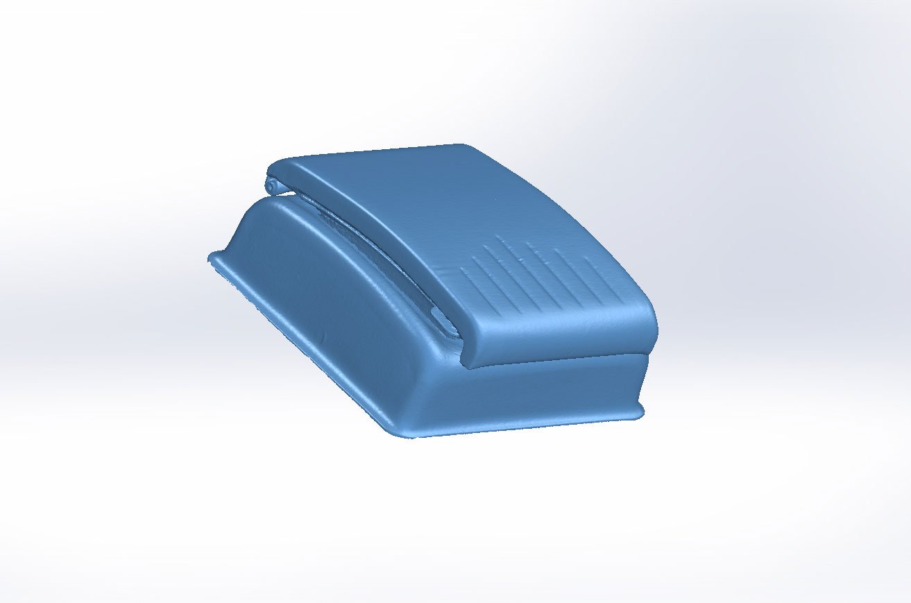 3d car scanning mg ashtray 3D scan data of MG ashtray