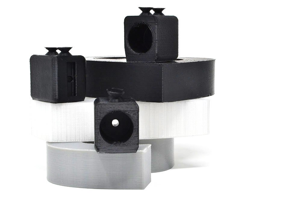 abs 3d prints ABS 3d printed parts stcked a top of each other