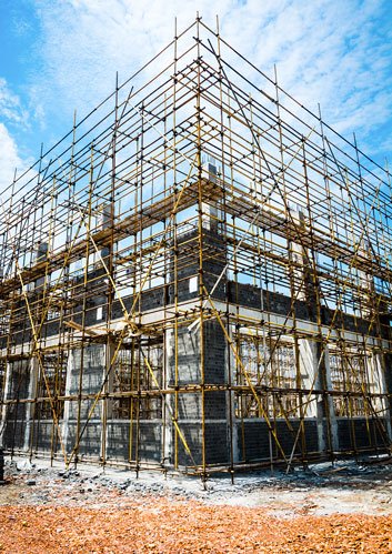 as built measurement service a construction site mid project