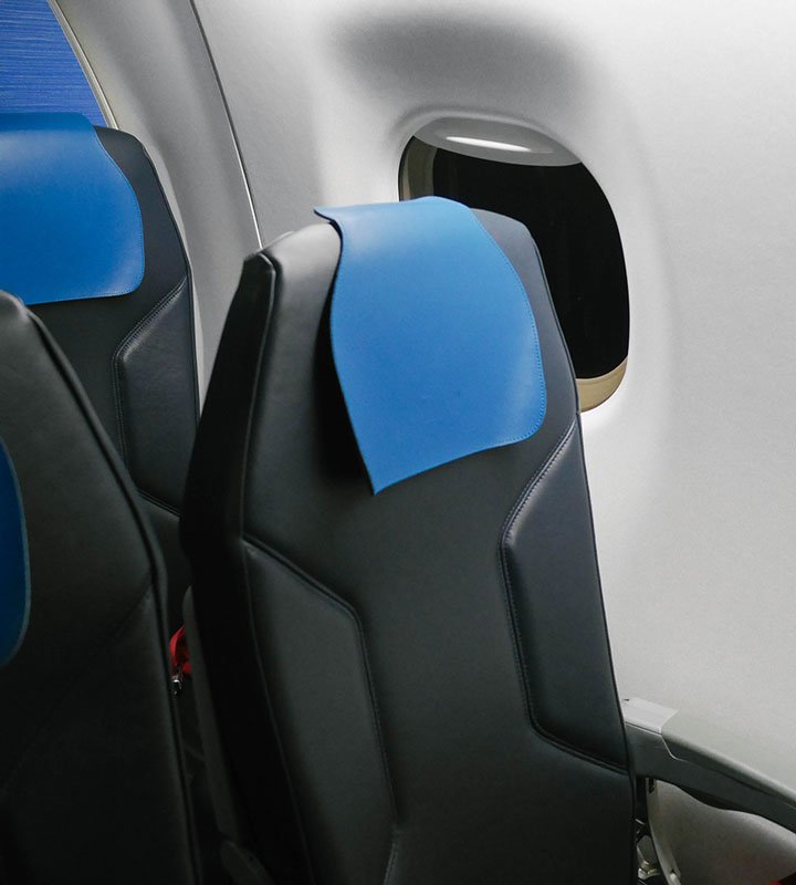custom jet seating jet seating with bespoke blue seat covers