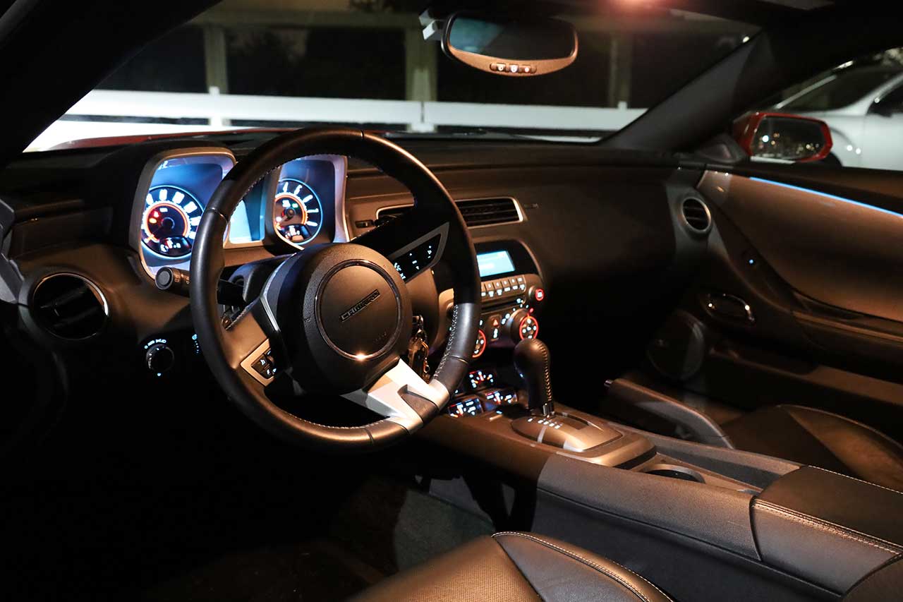custom vehicle parts vehicle interior with custom dash