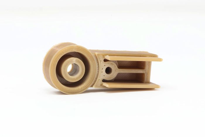 PEEK components A heat-resistant fixing made with PEEK filament